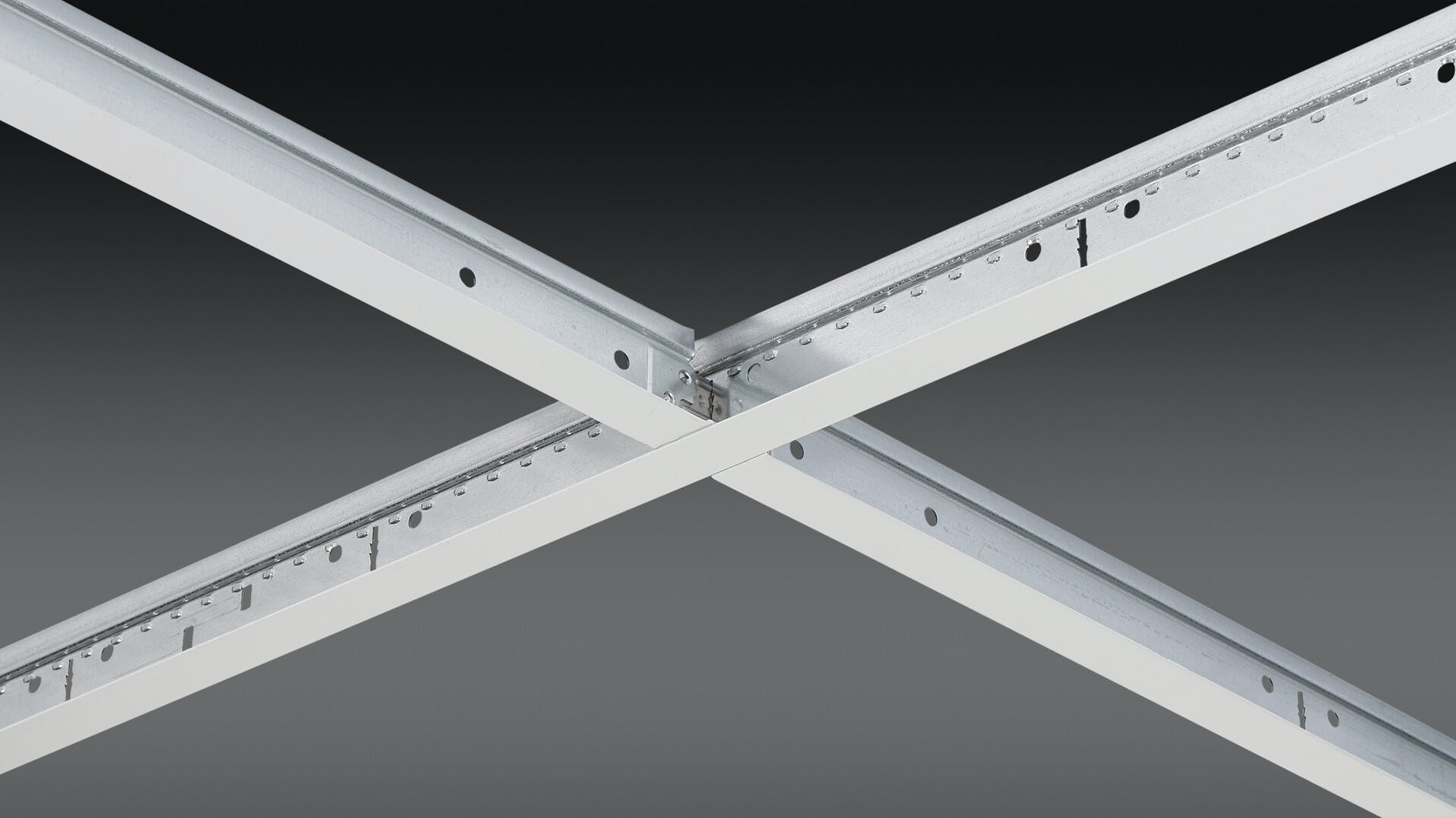 Chicago Metallic® Aluminum Cap 1260/1280 15/16" Exposed, Fire Rated